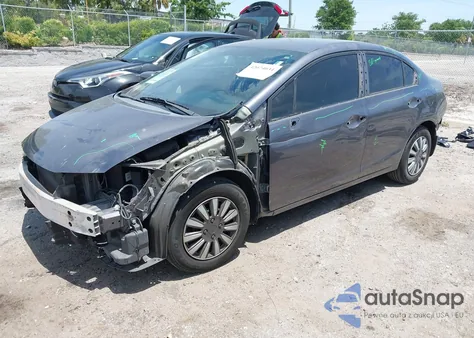 2014 Honda Civic Lx из США, поврежденный, VIN 19XFB2F51EE067871